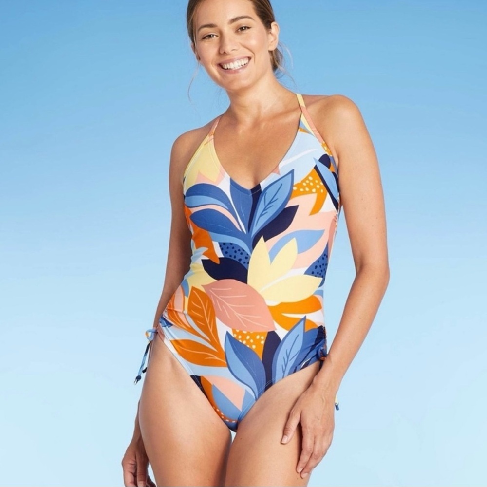 Kona Sol Tropical One Piece Swimsuit